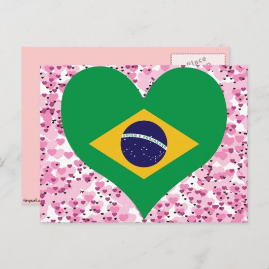 Braziliaanse vlag kopen briefkaart (Voorkant / Achterkant)