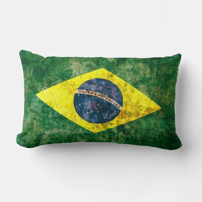 Braziliaanse vlag kussen (Voorkant)
