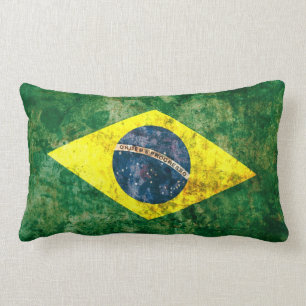 Braziliaanse vlag kussen