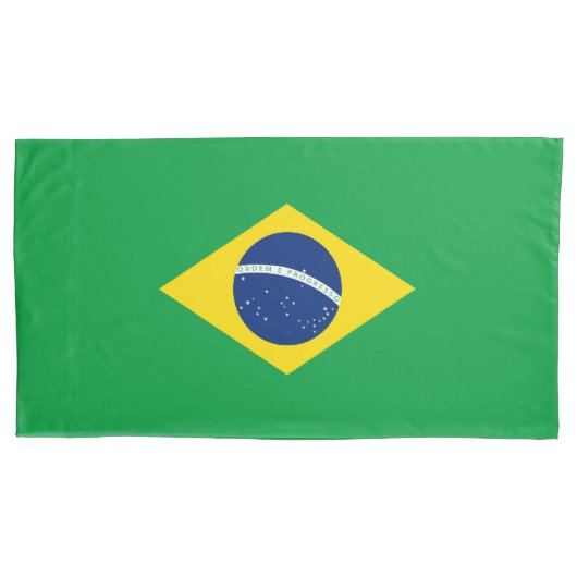 Braziliaanse vlag kussensloop (Voorkant)