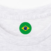 Braziliaanse vlag labels (Aangebracht)