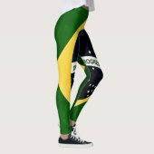 Braziliaanse vlag leggings (Rechts)