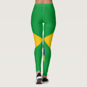 Braziliaanse vlag leggings (Achterkant)