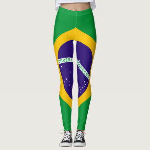 Braziliaanse vlag leggings