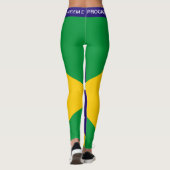 Braziliaanse vlag leggings (Achterkant)
