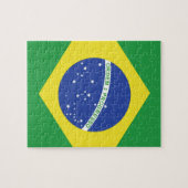 Braziliaanse vlag legpuzzel (Horizontaal)