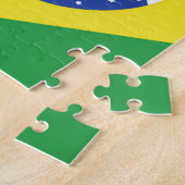 Braziliaanse vlag legpuzzel (Zijkant)