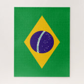 Braziliaanse vlag legpuzzel (Verticaal)