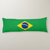 Braziliaanse vlag lichaamskussen (Achterkant)