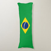 Braziliaanse vlag lichaamskussen (Voorkant Verticaal)