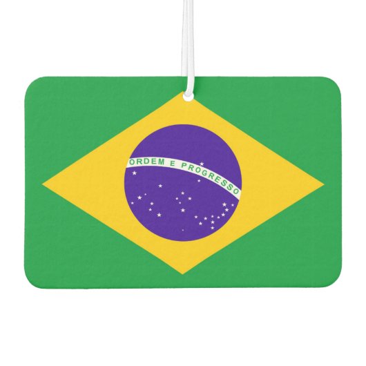 Braziliaanse vlag luchtverfrisser (Voorkant)
