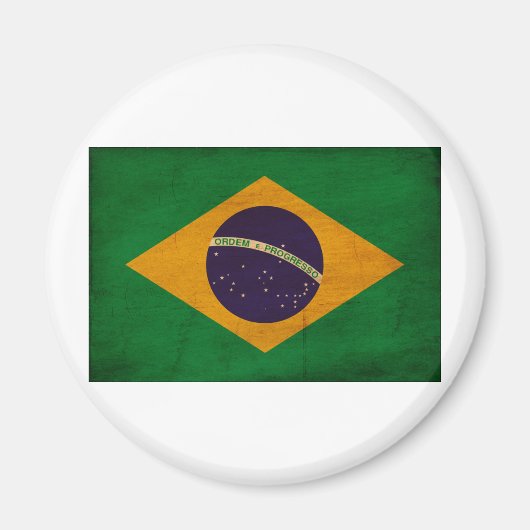 Braziliaanse vlag magneet (Voorkant)