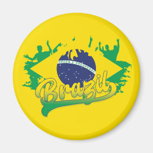 Braziliaanse vlag magneet
