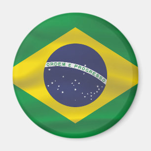 Braziliaanse vlag magneet