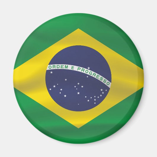 Braziliaanse vlag magneet (Voorkant)