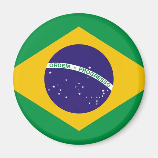 Braziliaanse vlag magneet (Voorkant)