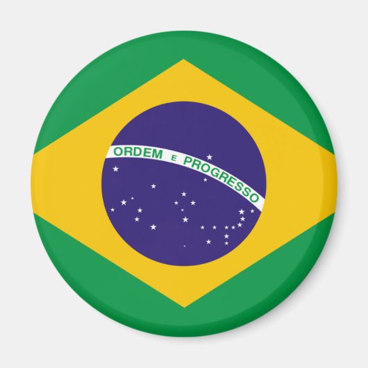 Braziliaanse vlag magneet (Voorkant)