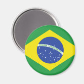 Braziliaanse vlag magneet (Voorkant / Achterkant)