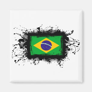 Braziliaanse vlag magneet