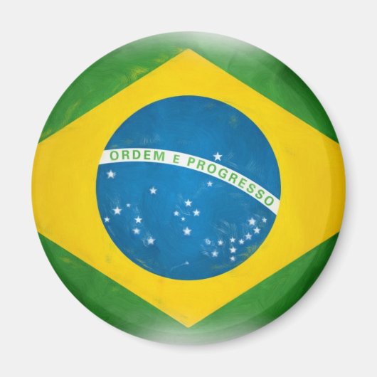 Braziliaanse_Vlag Magneet (Voorkant)