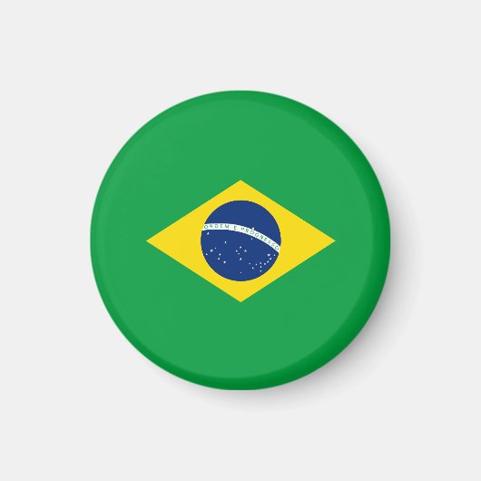 Braziliaanse vlag magneet (Voorkant)