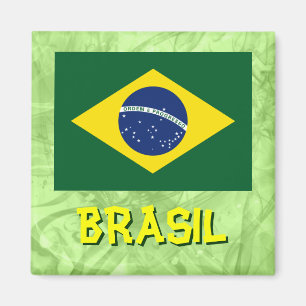 Braziliaanse vlag magneet