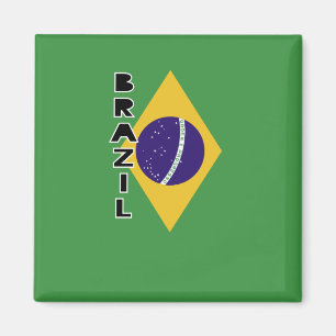 Braziliaanse vlag magneet