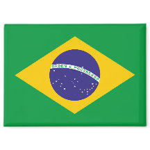 Braziliaanse Vlag Magneet Levendig Patriotisch Koe