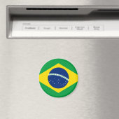 Braziliaanse vlag Magnet (Insitu (Vaatwasser))
