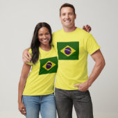 Braziliaanse vlag Mannen Geel T-shirt (Unisex)