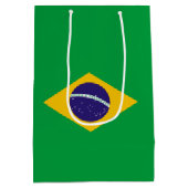 Braziliaanse vlag medium cadeauzakje (Achterkant)