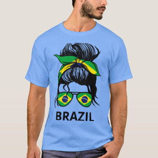 Braziliaanse Vlag met Bun I T-shirt