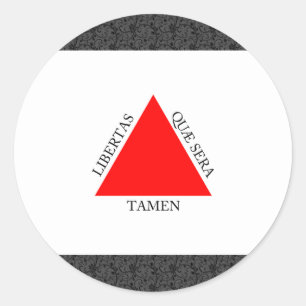 Braziliaanse vlag Minas Gerais Ronde Sticker