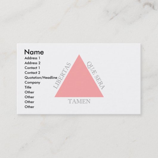 Braziliaanse vlag Minas Gerais Visitekaartje (Voorkant)