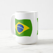 Braziliaanse Vlag Mok (Voorkant links)