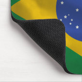 Braziliaanse vlag Mousepad Muismat (Hoek)