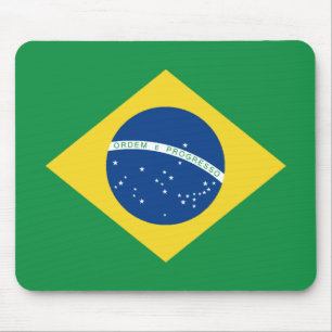 Braziliaanse vlag Mousepad Muismat