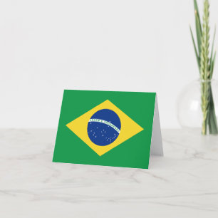 Braziliaanse Vlag Notitiekaart