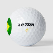 Braziliaanse Vlag Ontwerp Golfballen (Logo)