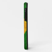  Braziliaanse vlag op een gekraakte achtergrond Case-Mate iPhone Case (Achterkant/links)
