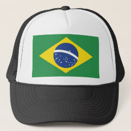 Braziliaanse Vlag Patriotische Trots Festival Mode Trucker Pet