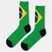 Braziliaanse vlag - patriottische Braziliaanse nat Sokken (Links)