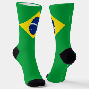 Braziliaanse vlag - patriottische Braziliaanse nat Sokken