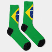 Braziliaanse vlag - patriottische Braziliaanse nat Sokken (Rechts)