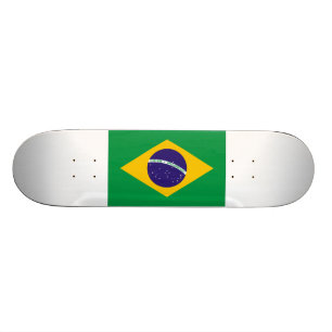 Braziliaanse vlag persoonlijk skateboard