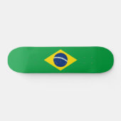 Braziliaanse vlag persoonlijk skateboard (Horizontaal)