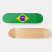 Braziliaanse vlag persoonlijk skateboard (Horizontaal)