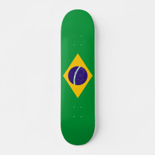Braziliaanse vlag persoonlijk skateboard