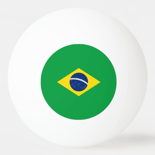Braziliaanse vlag pingpongbal (Achterkant)