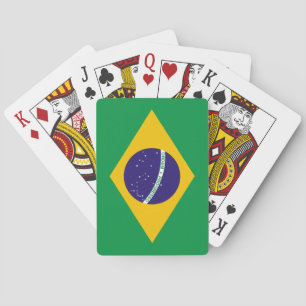 Braziliaanse vlag pokerkaarten